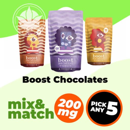 5-Pack Boost Chocolate 200mg - Mix and Match
