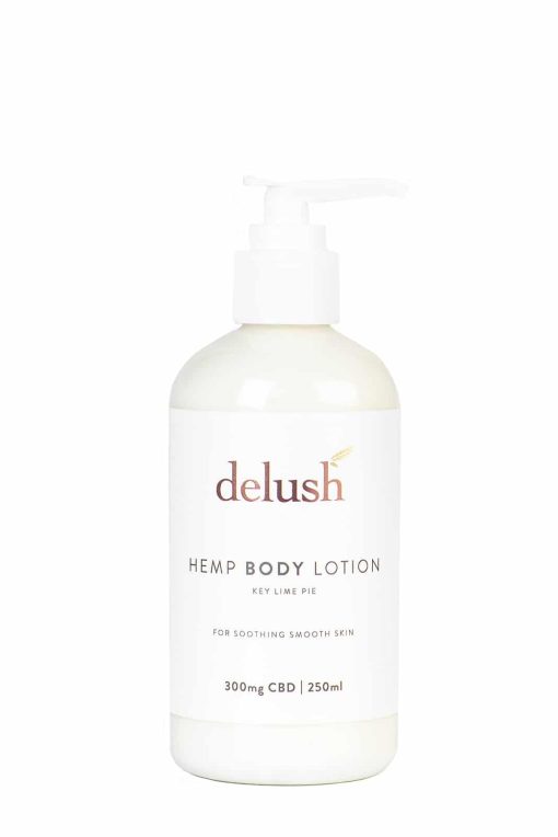 Delush Hemp Body Lotion  Front