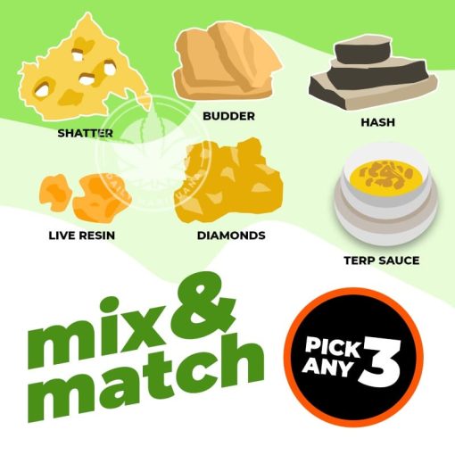 Concentrates Pack – Mix & Match – Pick Any 3